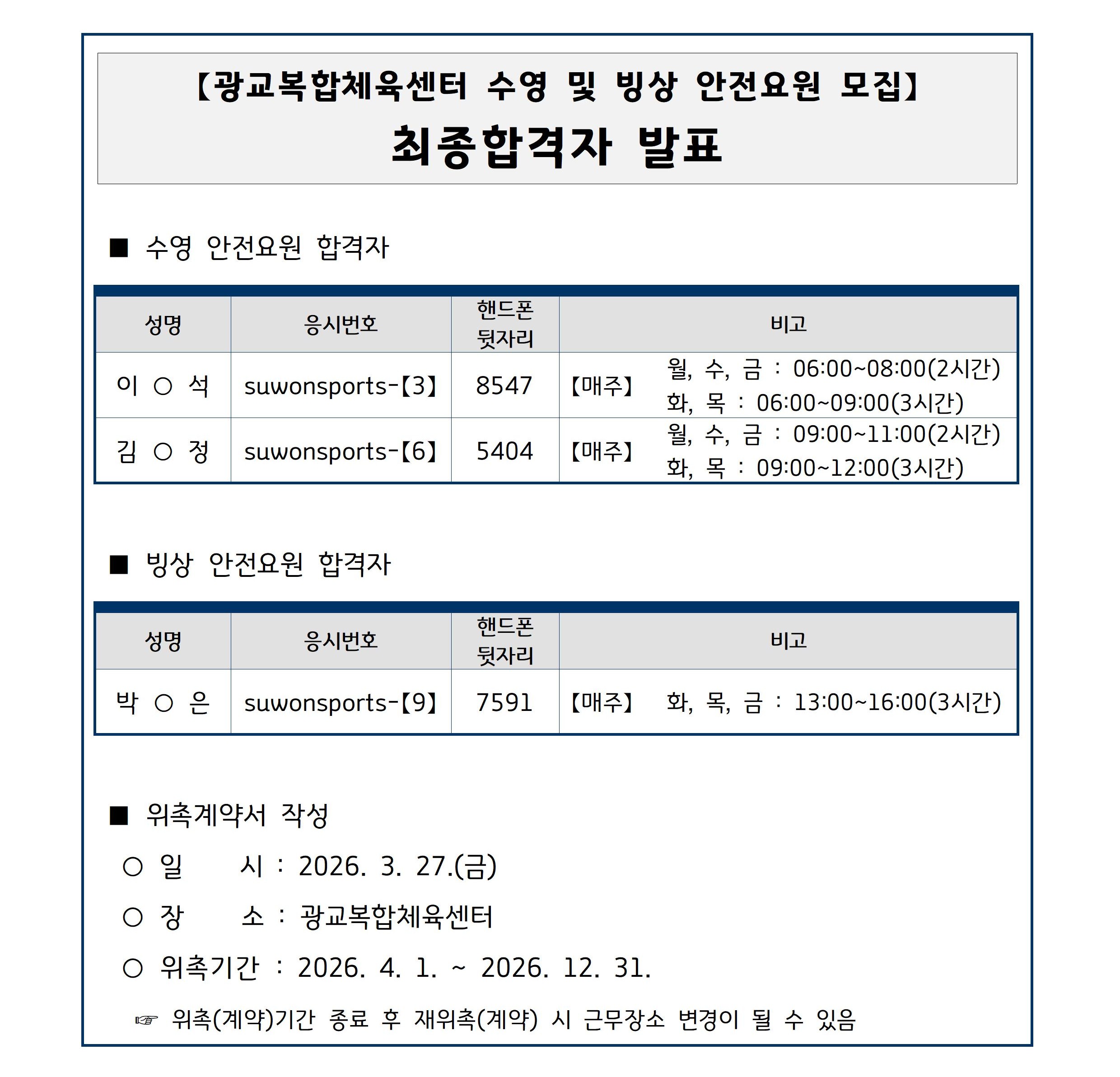 광교복합체육센터 수영 및 빙상 안전요원 최종 합격자 공고(1).jpg